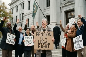 Pension Declared a Legal Right