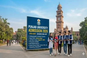 Punjab University Admission 2026: Second Merit List Released, Dues Due August 17 Punjab University Admission 2026
