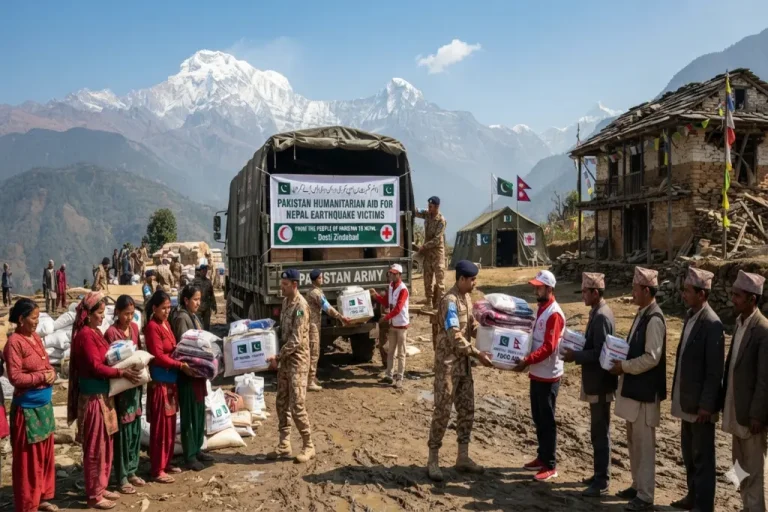 Pakistan Dispatches 100 Tons of Critical Humanitarian Aid to Flood-Devastated Nepal Pakistan Humanitarian Aid Nepal